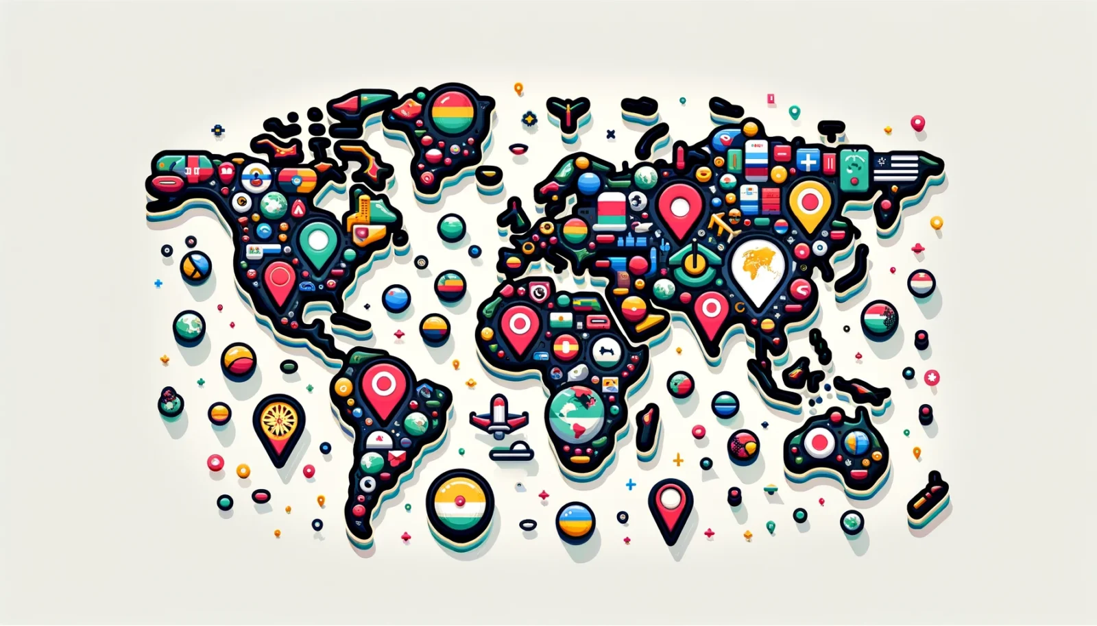 DALL·E-2024-03-24-02.09.59-Una-representacion-visual-de-un-mapa-mundial-con-iconos-resaltando-los-10-destinos-mas-asequibles-identificados-por-Gemini-la-inteligencia-artificia
