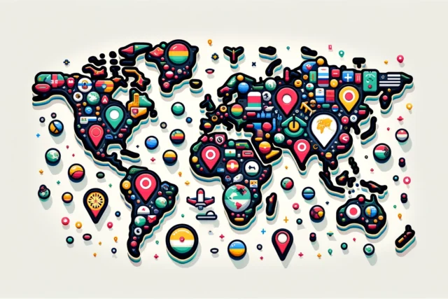 DALL·E-2024-03-24-02.09.59-Una-representacion-visual-de-un-mapa-mundial-con-iconos-resaltando-los-10-destinos-mas-asequibles-identificados-por-Gemini-la-inteligencia-artificia